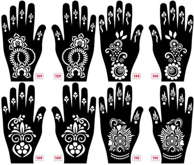 APCUTE Mehendi stencil set(Mehendi stencil set)
