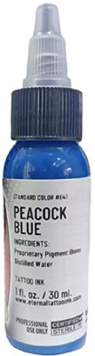 Shield plus ETERNAL PEACOCK BLUE TATTOO INK 1OZ (30 ML)(0)