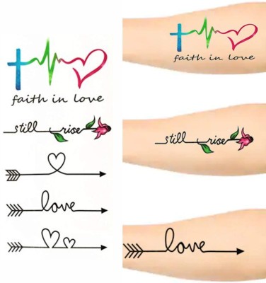 voorkoms Temporary Tattoo Stickers For Male And Female Fake Tattoo body Art(Temporary Tattoo)