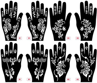 APCUTE Stencil mehandi for hand(Stencil mehandi for hand)