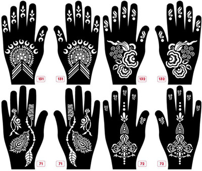 APCUTE Henna stencil for hands(Henna stencil for hands)