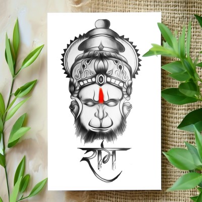 surmul(Ram Bhakt Hanuman Sticker Tattoos,)