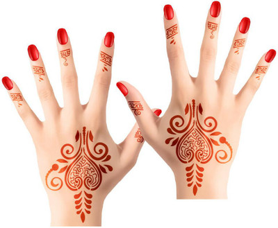APCUTE Henna stencil for hands-A-96(Henna stencil for hands)