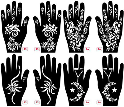 APCUTE Stencil mehndi design for hands(Stencil mehndi design for hands)