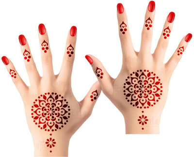 APCUTE Stencil for mehandi design-A-142(Stencil for mehandi design)