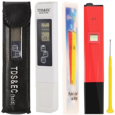 GoodsBazaar Tds + Ec + Ph Meter All-in-One Water Quality Tester COMBO of Total Dissolved Sol Digital TDS Meter