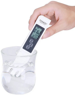 Parijata 3 in 1 Water Tester TDS EC Meter for Drinking Water 0-9990ppm TDS Metr for Water Digital TDS Meter