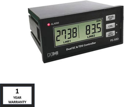 HM DIGITAL PS-50D Dual Display TDS/EC Lines Controller With One Year Warranty Digital TDS Meter