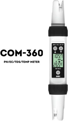 HM DIGITAL COM-360 Waterproof Combo pH/EC/TDS/Temp Meter Water Digital TDS Meter