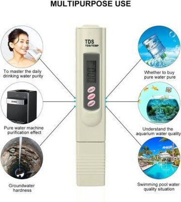 AP Enterprises Water Purity Tester Digital TDS Meter,Ppm Tester For Water Testing - White Digital TDS Meter