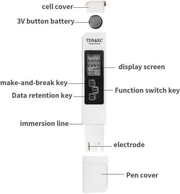 CSI TDS Meter with Temperature And Water Quality Measurement For Ro Purifier-Z130 Digital TDS Meter