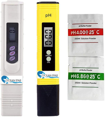 OCEAN STAR TDS Meter and Digital pH Meter Combo Pack, Pen-Type Meter Digital TDS Meter