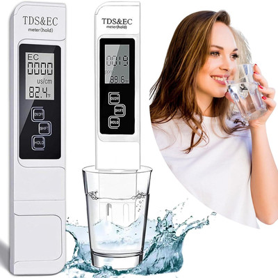 Parijata 3-in-1 TDS Meter Digital Water Tester (TDS, Temp & EC Meter), 0-9999ppm PPM Digital TDS Meter