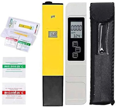 BALRAMA With Calibration Solution for Measuring Acidity & Alkalinity of Liquids PH Meter & Digital TDS Meter