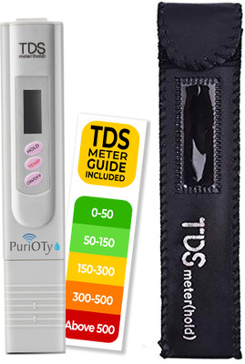 PuriOTy TDS Meter + Hold Function water test meter with guide Digital TDS Meter