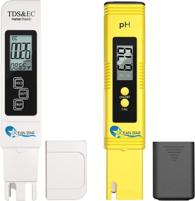 OCEAN STAR Digital Ph Meter and Tds Ec Meter 3 In 1 Water Quality Tester Auto Calibration Digital TDS Meter