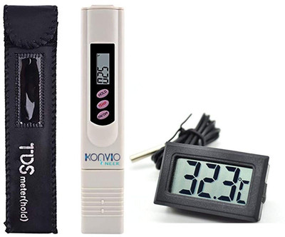 konvio neer Digital TDS Meter for RO Water & Temperature Meter for Room temperature Digital TDS Meter