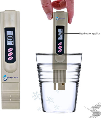 Surya Aqua Portable LCD Digital TDS Water Quality Tester Pen Filter Meter Digital TDS Meter Digital TDS Meter