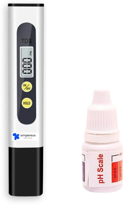 AMPEREUS TDS Meter with pH Bottle - Accurate Water Testing Meter & TDS Check Machine Digital TDS Meter