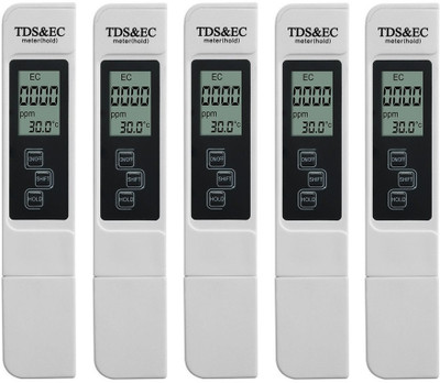BALRAMA 5pc TDS-3 Water Quality Analyzer Water Purity Tester Pen Type 2-in-1 Temp Meter & Digital TDS Meter