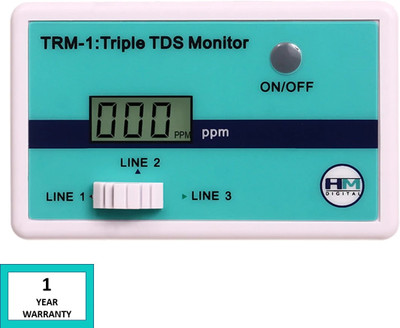 HM DIGITAL TRM-1 Triple In-Line TDS Monitor With One Year Warranty Analog TDS Meter