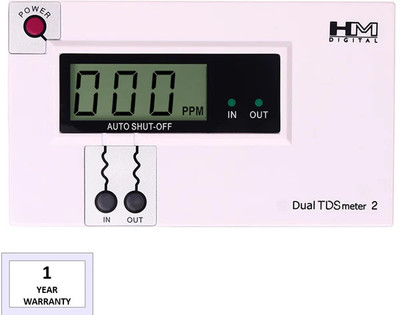 HM DIGITAL DM-2 Commercial In-Line Dual TDS Monitor With One Year Warranty Analog TDS Meter