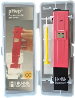 GoodsBazaar Hanna Instruments Portable PH Meter HI 96107 Water Purity Acidity Tester with Gl Digital TDS Meter