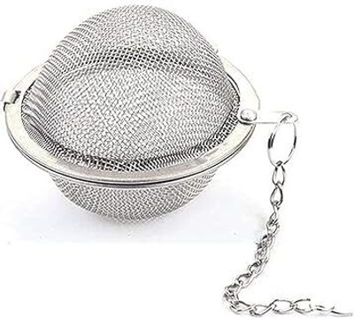 KMH Stainless Steel Tea Ball Strainer, Infuser, Reusable Spice Filter(Small)Size Tea Strainer(Pack of 1)