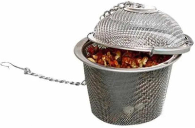 Belta Stainless Steel Tea Infuser with Handle for Loose Leaf Tea Fine Mesh Tea Strainer(Pack of 1)