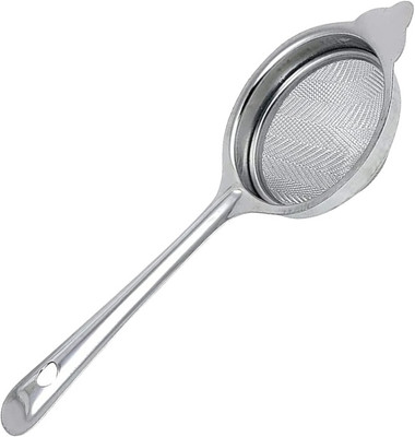 Sanimart Tea Strainer Fine Mesh Chalani Ideal for Tea Coffee, Kitchen Use (Size 3) Strainer(Silver Pack of 1)