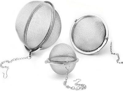 SHFTI Strainer(Silver, Steel Pack of 3)