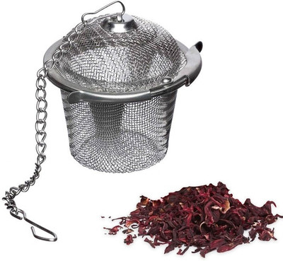 SKYZONE Stainless Steel Mesh Basket Tea Strainer-herb diffuser, spice diffuser Tea Strainer(Pack of 1)
