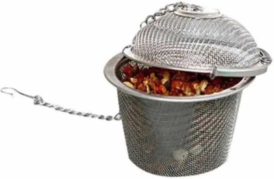 KAPEX Stainless Steel Tea Infuser with Handle for Loose Leaf Tea Fine Mesh Tea Strainer(Pack of 1)