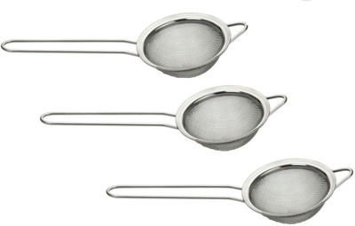 winger Juice Strainer for Kitchen, Tea Strainer Filter with Stainless Steel Mesh Tea Strainer(Pack of 3)