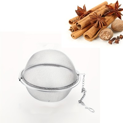 AMORDIV Stainless Steel Mesh Tea Ball Strainer for Loose Leaf Tea, Teapot, Cup, Mug, Pot Tea Strainer(Pack of 1)