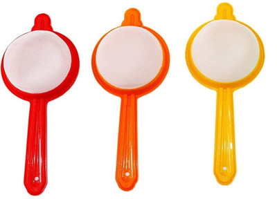 LMR3 Plastic Medium Strainer Sieve Chai Chalni Tea Strainer(Pack of 3)