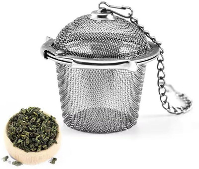mshine Stainless Steel Tea Infuser for Loose Leaf | Durable Rust-Free Steeper Tea Strainer(Pack of 1)