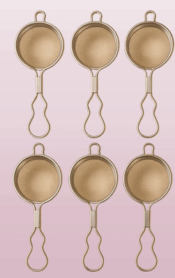 SHRIKHATUSHYAM Light Weight Tea Strainer|Durable Wire Handle|Ideal for Tea,Coffee & Kitchen Use Tea Strainer(Pack of 6)