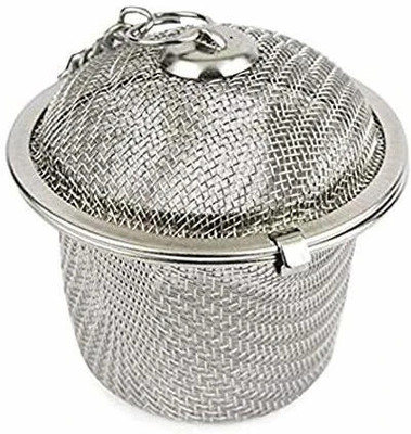 KAPEX Stainless Steel Tea Easy Filter Infuser, 6.5cm, Silver Tea Strainer(Pack of 1)