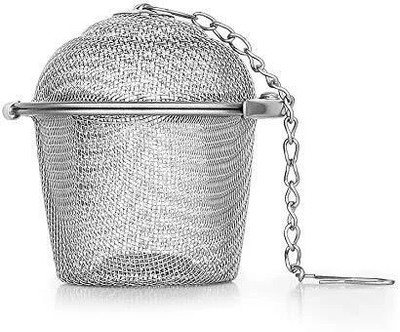 KAPEX Small Net Mesh Style Easy Loose Leaves Green Tea Filter Pot Infuser - 4 cm. Tea Strainer(Pack of 1)