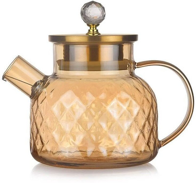 JOSSYFY 1 L Borosilicate Glass Kettle Jug