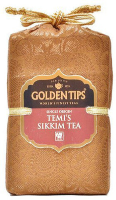 Golden Tips Brocade Bag Single Origin Temi's Sikkim Black Tea Pouch(200 g)