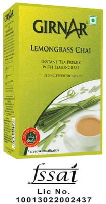Girnar Premix Lemongrass 10TB P2 Instant Tea Box(2 x 10 Sachets)