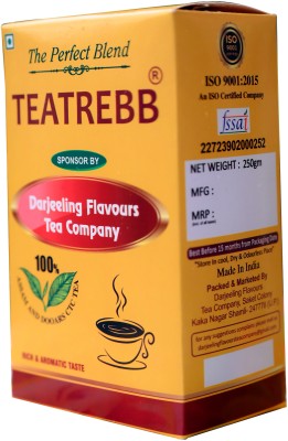 TEATREBB Ctc Tea Premium Blend Of Assam Siliguri And Darjeeling 250 Gm Tea Tetrapack(250 g)