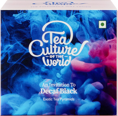 Tea Culture Of The World Decaf Black Tea Spices Green Tea Box(16 Sachets)