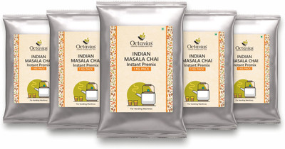 Octavius Indian Masala Ready Tea | Vending Machine Pack Instant Tea Pouch(5 x 1 kg)
