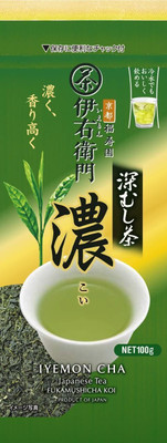 UJInoTSUYU Fukamushicha Koi Imported Deep Steam Japanese Green Tea Loose Leaf 100g Sencha Green Tea Pouch(100 g)