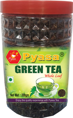 Pyasa Classic green tea for weight loss loose leaf Green Tea Plastic Bottle(200 g)