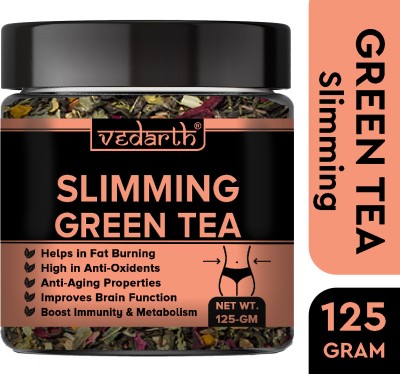 Vedarth Slimming Fat Loss Green tea (Dried Leafs) 50+ Cups Green Tea Plastic Bottle(125 g)