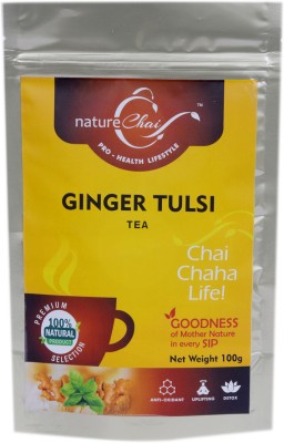 Nature Chai |Ginger tulsi tea| Herbal Tea Pouch(100 g)